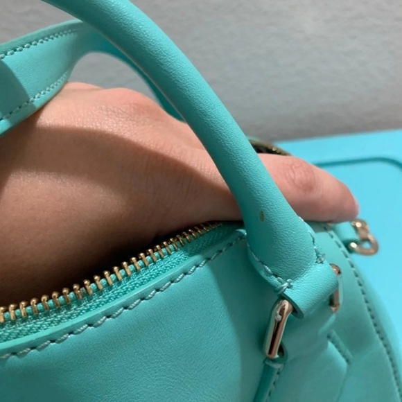 Kate spade turquoise blue satchel purse - Picture 10 of 10
